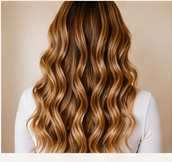 Hair color transformation result