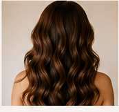 Hair color transformation result